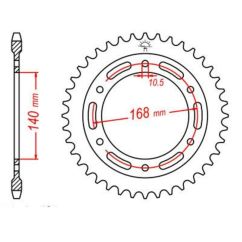 Couronne JT SPROCKETS Acier Standard - 525