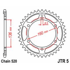 Couronne JT SPROCKETS Acier Standard - 520