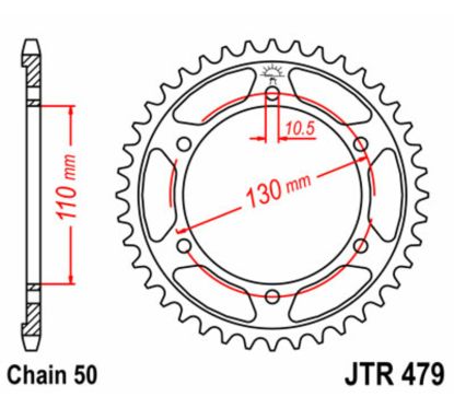 Couronne JT SPROCKETS Acier Standard - 530
