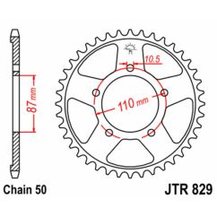 Couronne JT SPROCKETS Acier Standard - 530