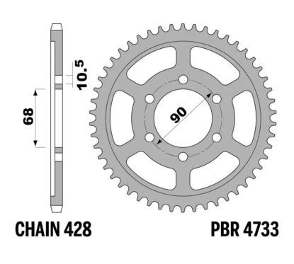 Couronne PBR Acier Standard - 428