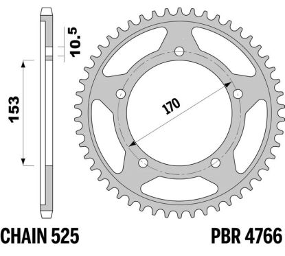 Couronne PBR acier standard - 525