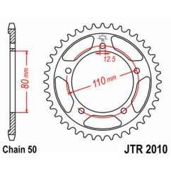 Couronne JT SPROCKETS Acier Standard - 530