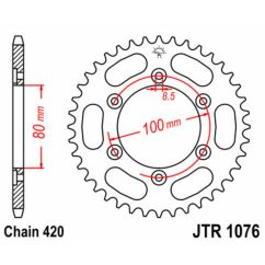 Couronne JT SPROCKETS Acier Standard - 420