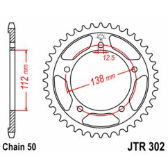 Couronne JT SPROCKETS Acier Standard - 530