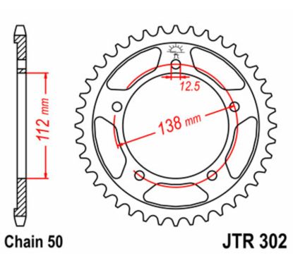 Couronne JT SPROCKETS Acier Standard - 530
