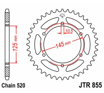 Couronne JT SPROCKETS Acier Standard - 520