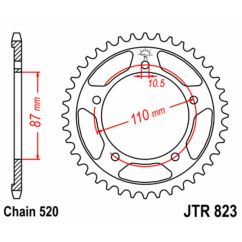 Couronne JT SPROCKETS Acier Standard - 520
