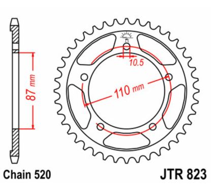 Couronne JT SPROCKETS Acier Standard - 520