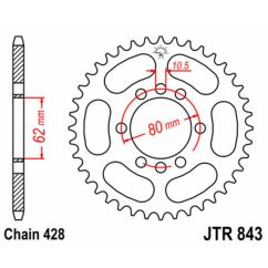 Couronne JT SPROCKETS Acier Standard - 428