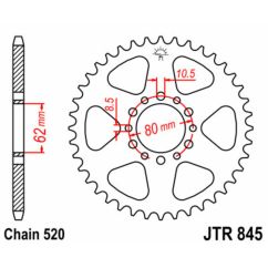 Couronne JT SPROCKETS Acier Standard - 520