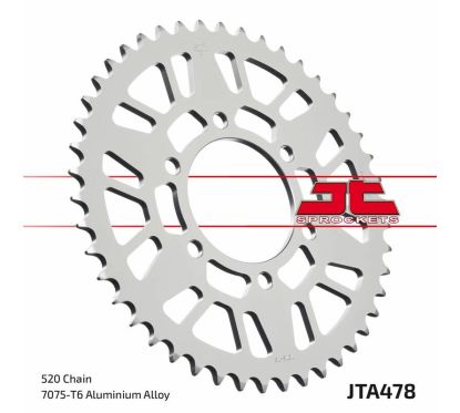 Couronne JT SPROCKETS alu standard - 520