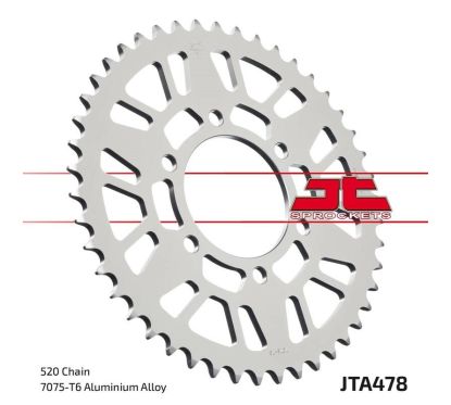 Couronne JT SPROCKETS alu standard - 520