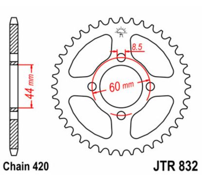 Couronne JT SPROCKETS Acier Standard - 420
