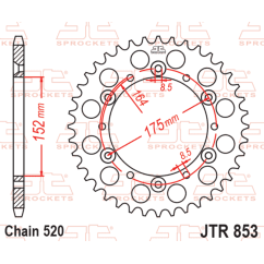 Couronne JT SPROCKETS Acier Standard - 520