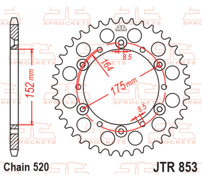 Couronne JT SPROCKETS Acier Standard - 520