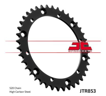 Couronne JT SPROCKETS Acier Standard - 520