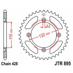 Couronne JT SPROCKETS Acier Standard - 428