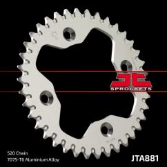 Couronne JT SPROCKETS alu standard - 520
