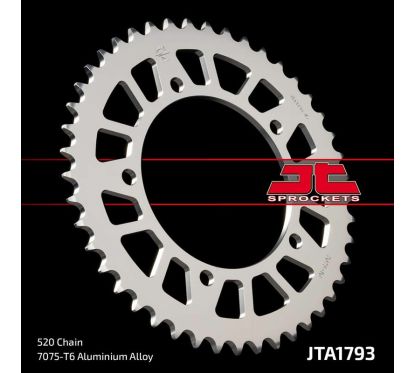 Couronne JT SPROCKETS alu standard - 520