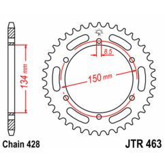 Couronne JT SPROCKETS Acier Standard - 428