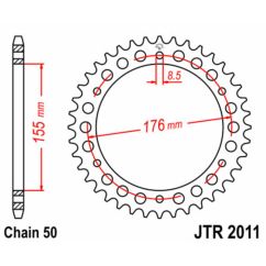 Couronne JT SPROCKETS Acier Standard - 530
