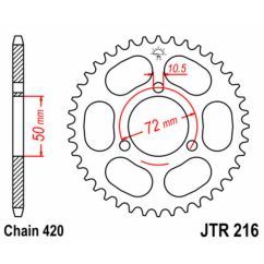 Couronne JT SPROCKETS Acier Standard - 420