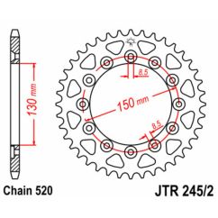 Couronne JT SPROCKETS Acier Standard - 520
