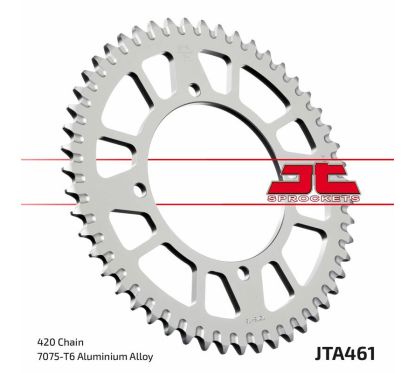 Couronne JT SPROCKETS alu standard - 420