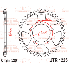 Couronne JT SPROCKETS Acier Standard - 520