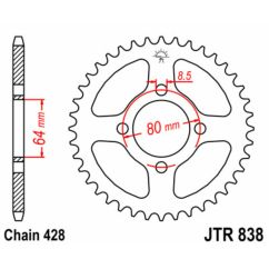 Couronne JT SPROCKETS Acier Standard - 428