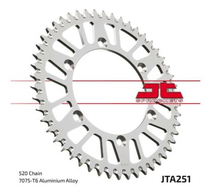 Couronne JT SPROCKETS alu standard - 520