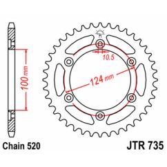 Couronne JT SPROCKETS Acier Standard - 520