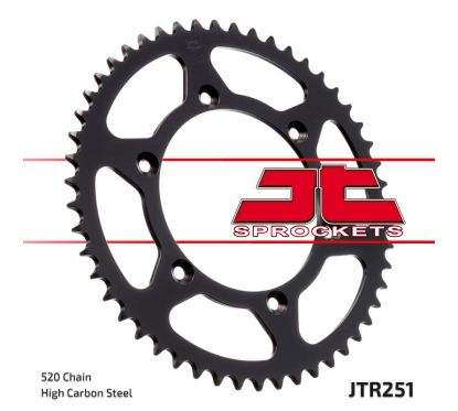 Couronne JT SPROCKETS acier anti-boue - 520