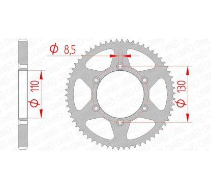 Couronne AFAM acier standard - 420