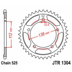 Couronne JT SPROCKETS Acier Standard - 525