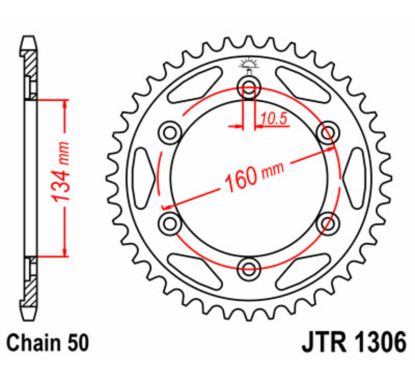 Couronne JT SPROCKETS Acier Standard - 530