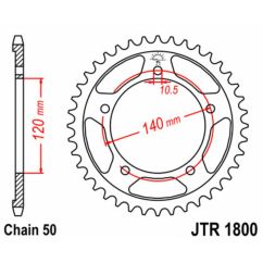 Couronne JT SPROCKETS Acier Standard - 530