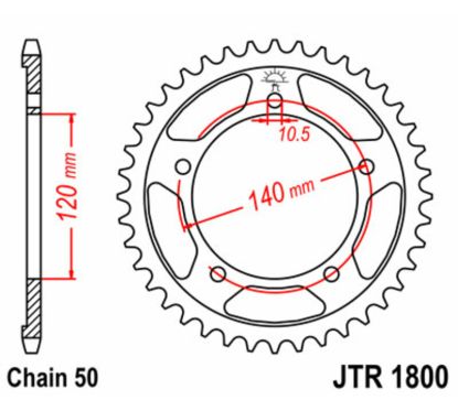 Couronne JT SPROCKETS Acier Standard - 530
