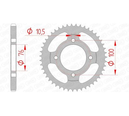 Couronne AFAM Acier Standard - 428