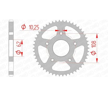 Couronne AFAM Acier Standard - 428
