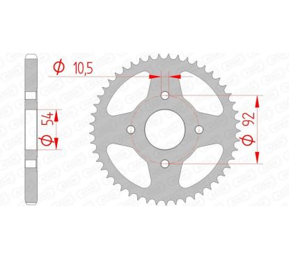 Couronne AFAM Acier Standard - 428