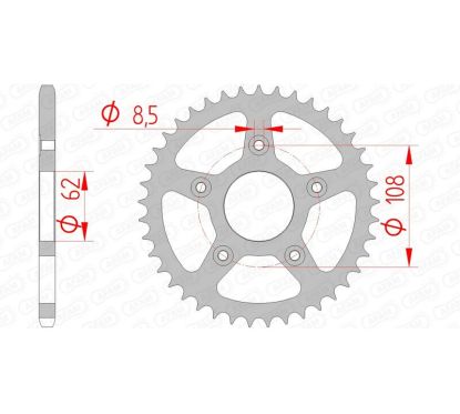 Couronne AFAM Acier Standard - 520
