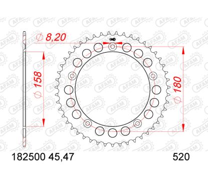 Couronne AFAM Acier Standard - 520