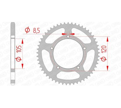 Couronne AFAM acier standard - 420