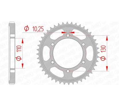 Couronne AFAM acier standard - 530