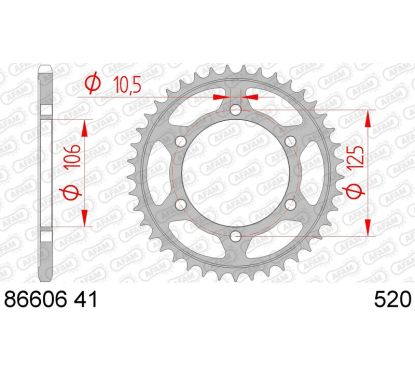 Couronne AFAM Acier Standard - 520