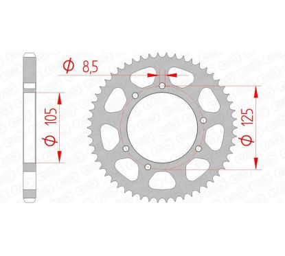 Couronne AFAM Acier Standard - 428