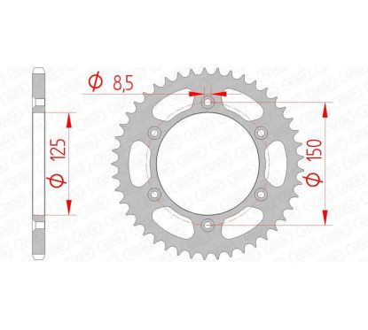 Couronne AFAM Acier Standard - 520