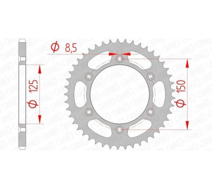 Couronne AFAM Acier Standard - 520
